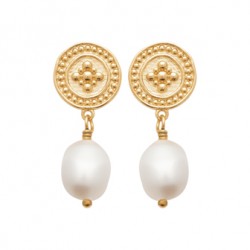 Boucles d'oreilles perle...