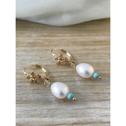 Boucles d'oreilles perle...