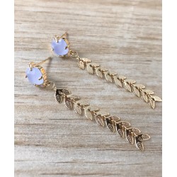 Boucles d'oreilles Feuille...