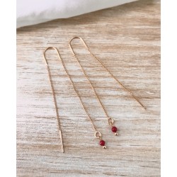 Boucles d'oreilles Chaîne U...