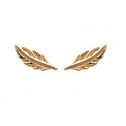 Boucles d'Oreilles Mini Plumes