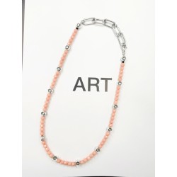 Collier rose Cécilia