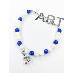 Bracelet Agathe bleu royal...