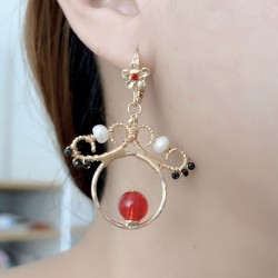 Boucles d'oreilles Poésie...