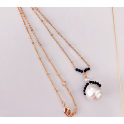 Collier perle baroque &...