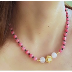 Collier Rhodochrosite &...