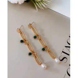 Boucles d'oreilles chaînes...