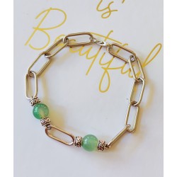 Bracelet argenté Agathe...