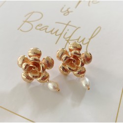Boucles d'oreilles pétales...