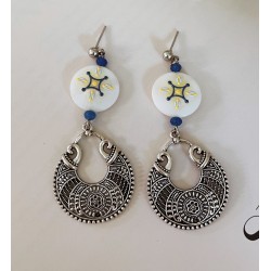 Boucles d'oreilles argenté...