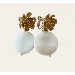 Clips fleure Pivoine Madeleine