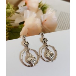 Boucles d'oreilles argenté...
