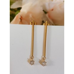 Boucles d'oreilles Allumette